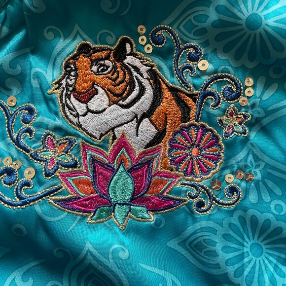 Kids size 9/10, Disney Rajah, from Aladdin “Jasmine” Bomber Jacket - Picture 4 of 12
